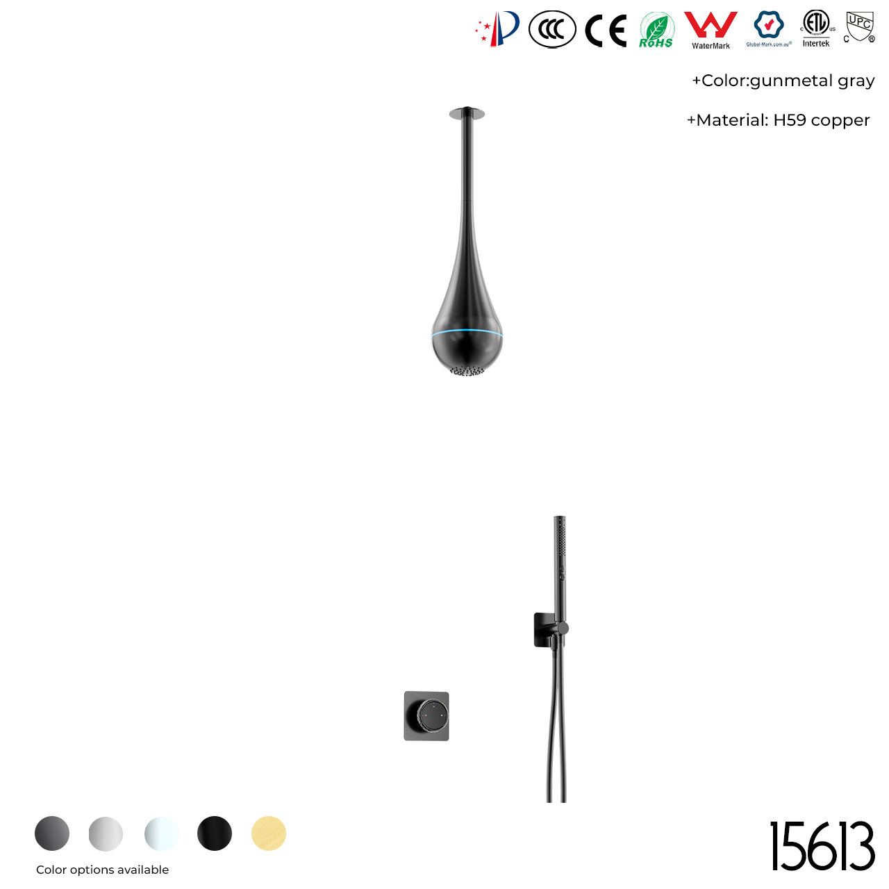 15613 Concealed shower set - 图片 5
