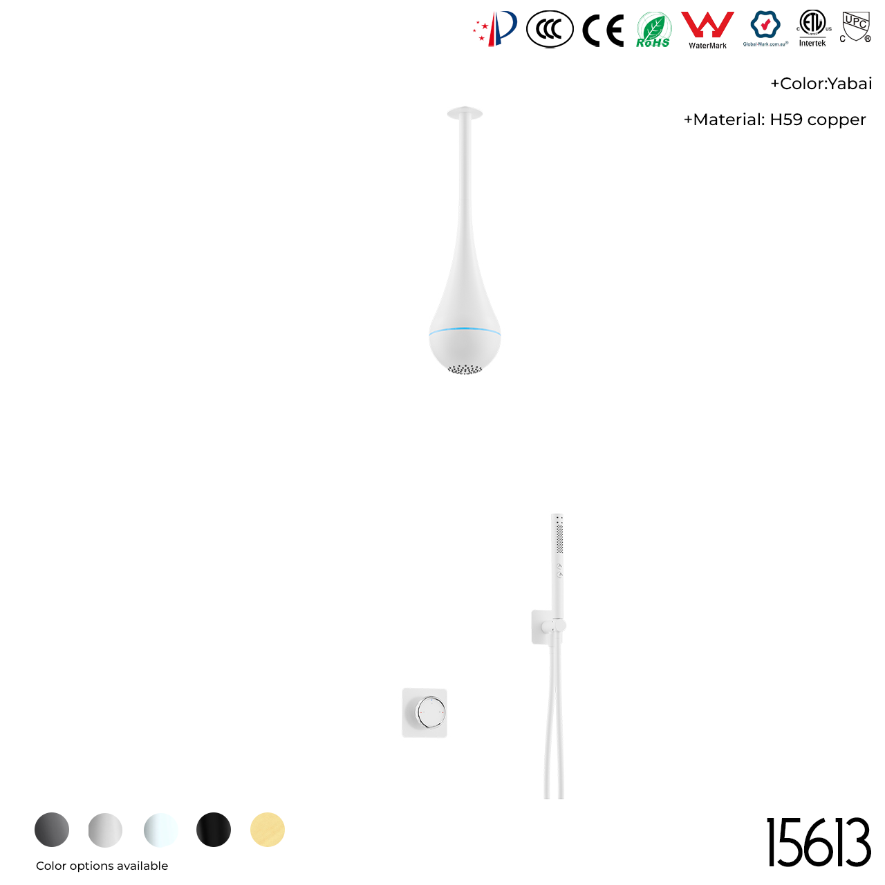 15613 Concealed shower set - 图片 4