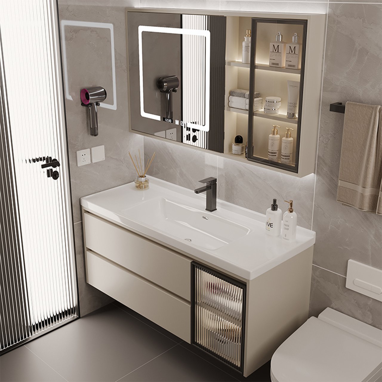 20140C Bathroom Cabinet - 图片 2