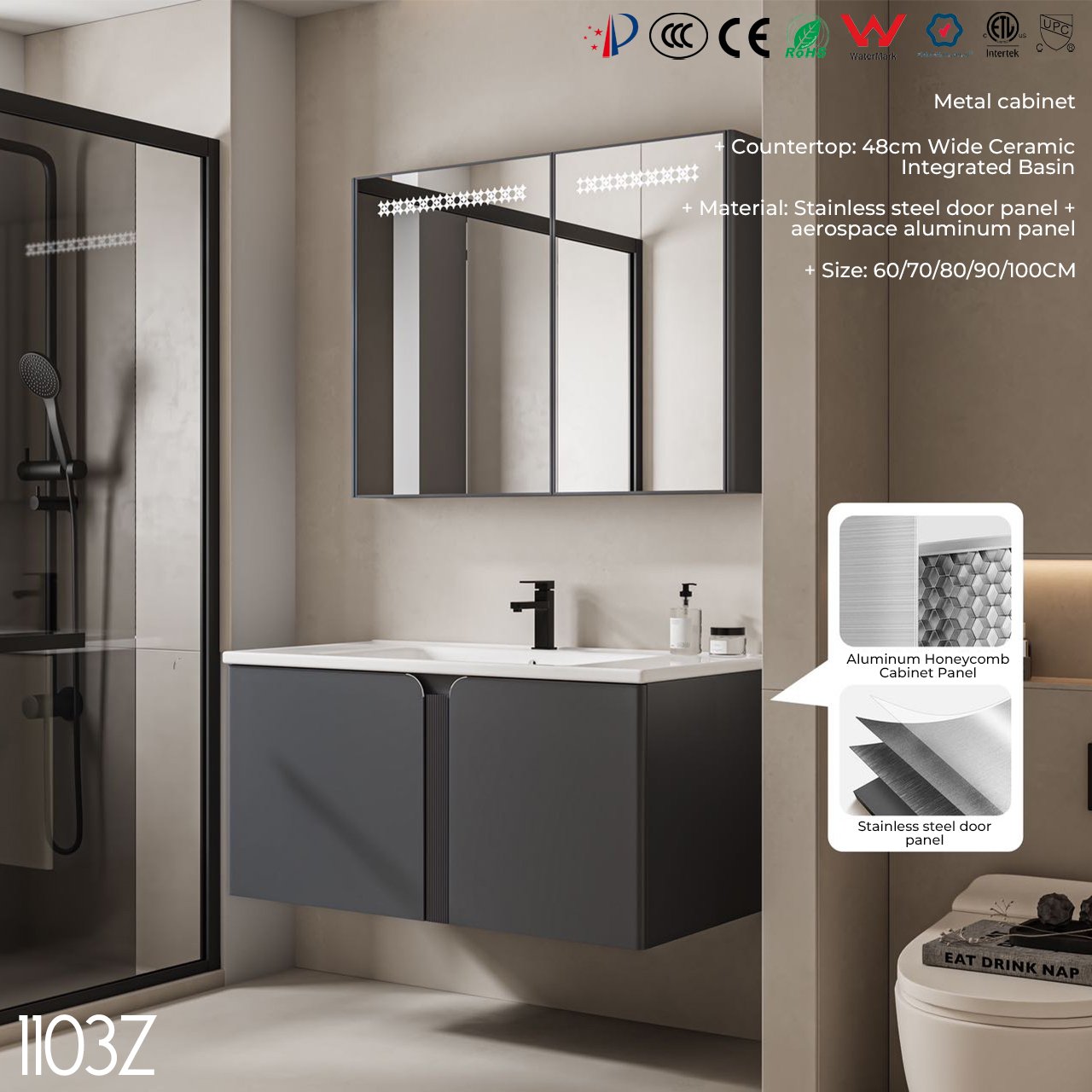 1103Z Bathroom Cabinet
