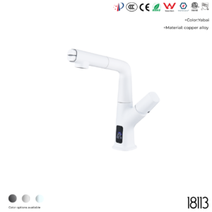 18113 Digital Display Lifting Digital Display Pull-out Basin Faucet