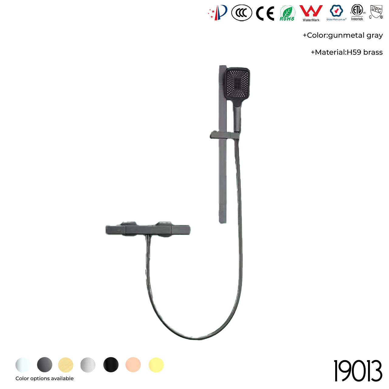 19013 Shower Head Set - 图片 11