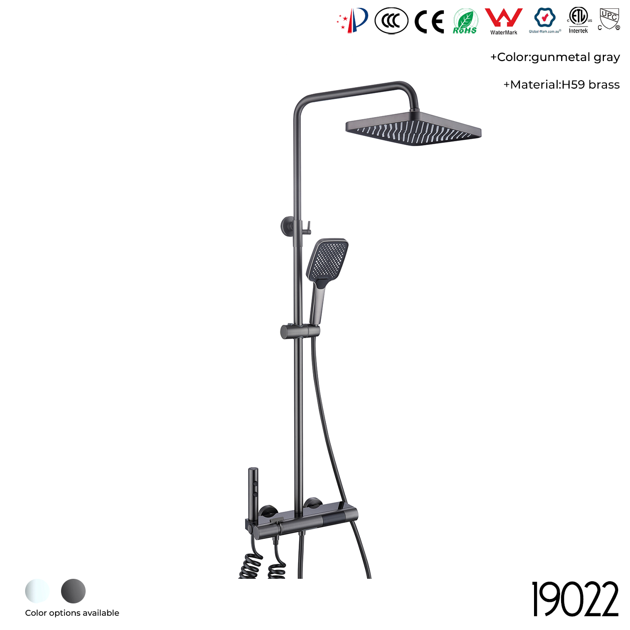 19022 Shower Head Set - 图片 6