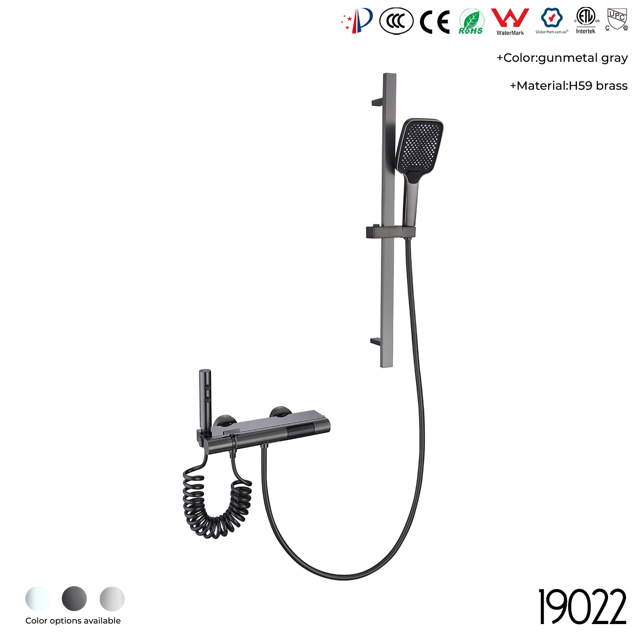 19022 Shower Head Set - 图片 4