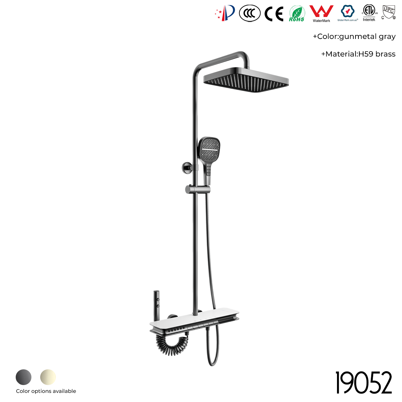 19052 Shower Head Set - 图片 3