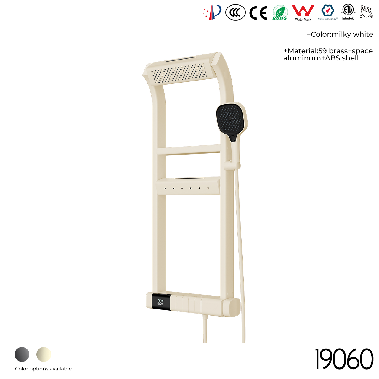 19060 Shower Head Set - 图片 4