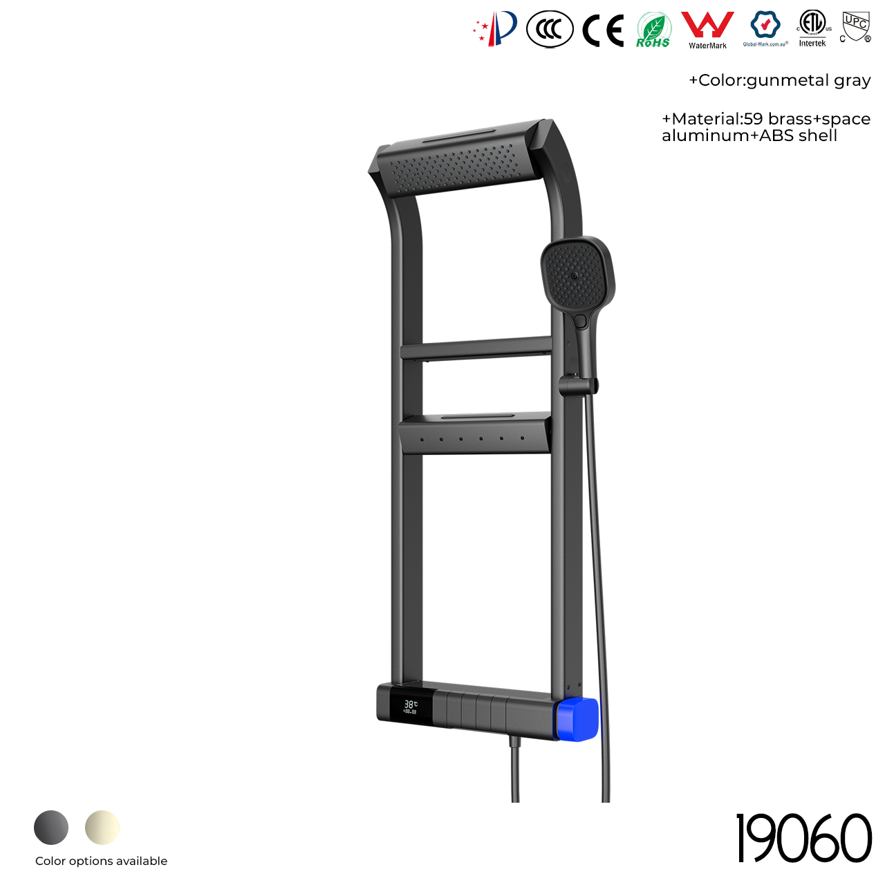 19060 Shower Head Set - 图片 3