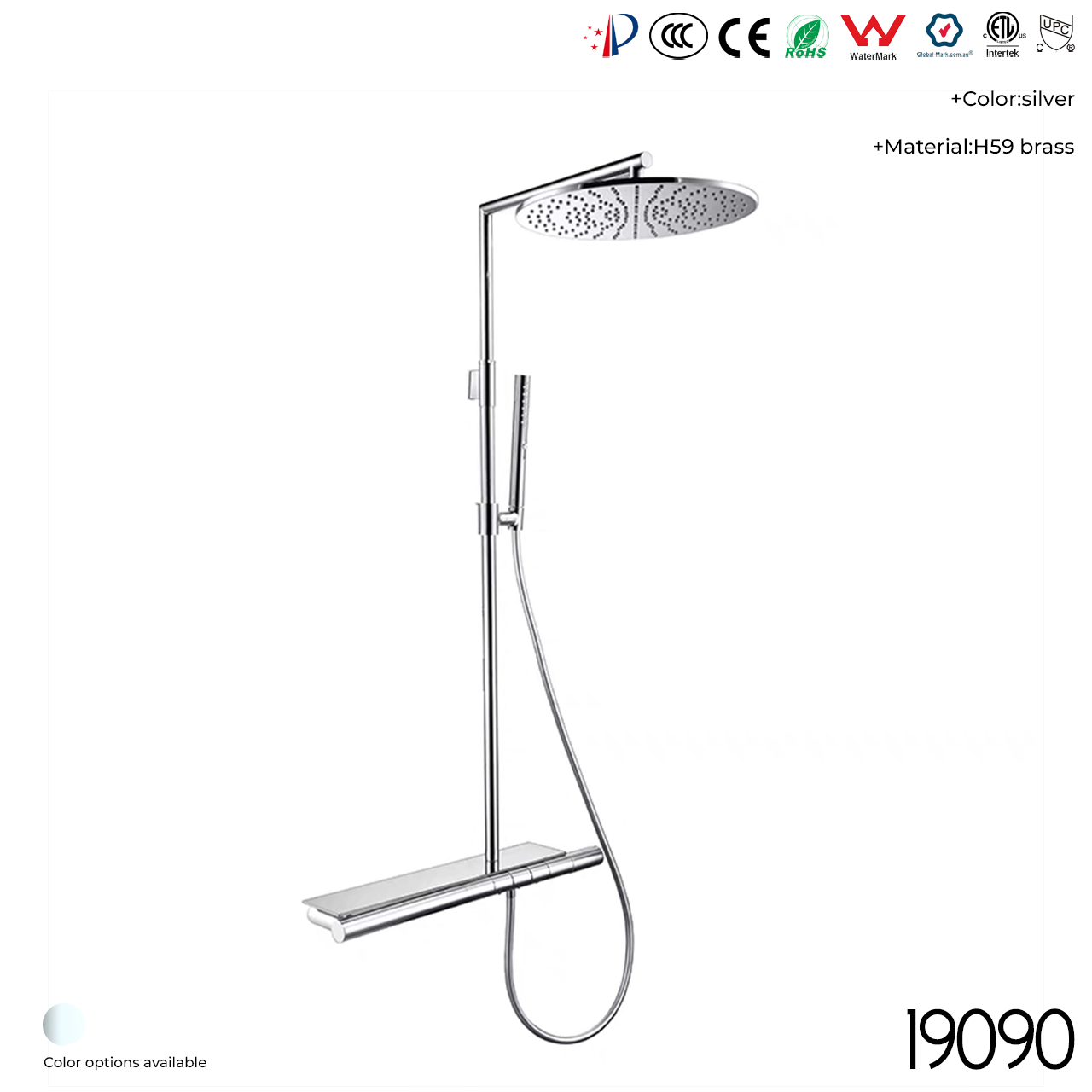 19090 Shower Head Set