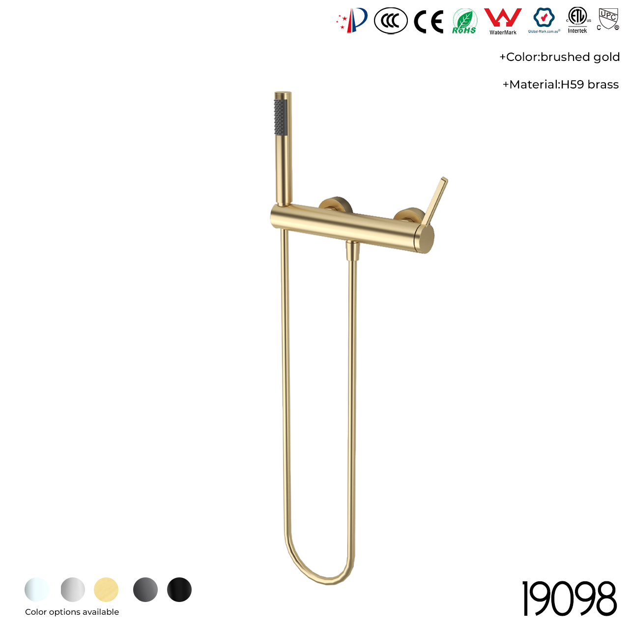 19098 Shower Head Set - 图片 8