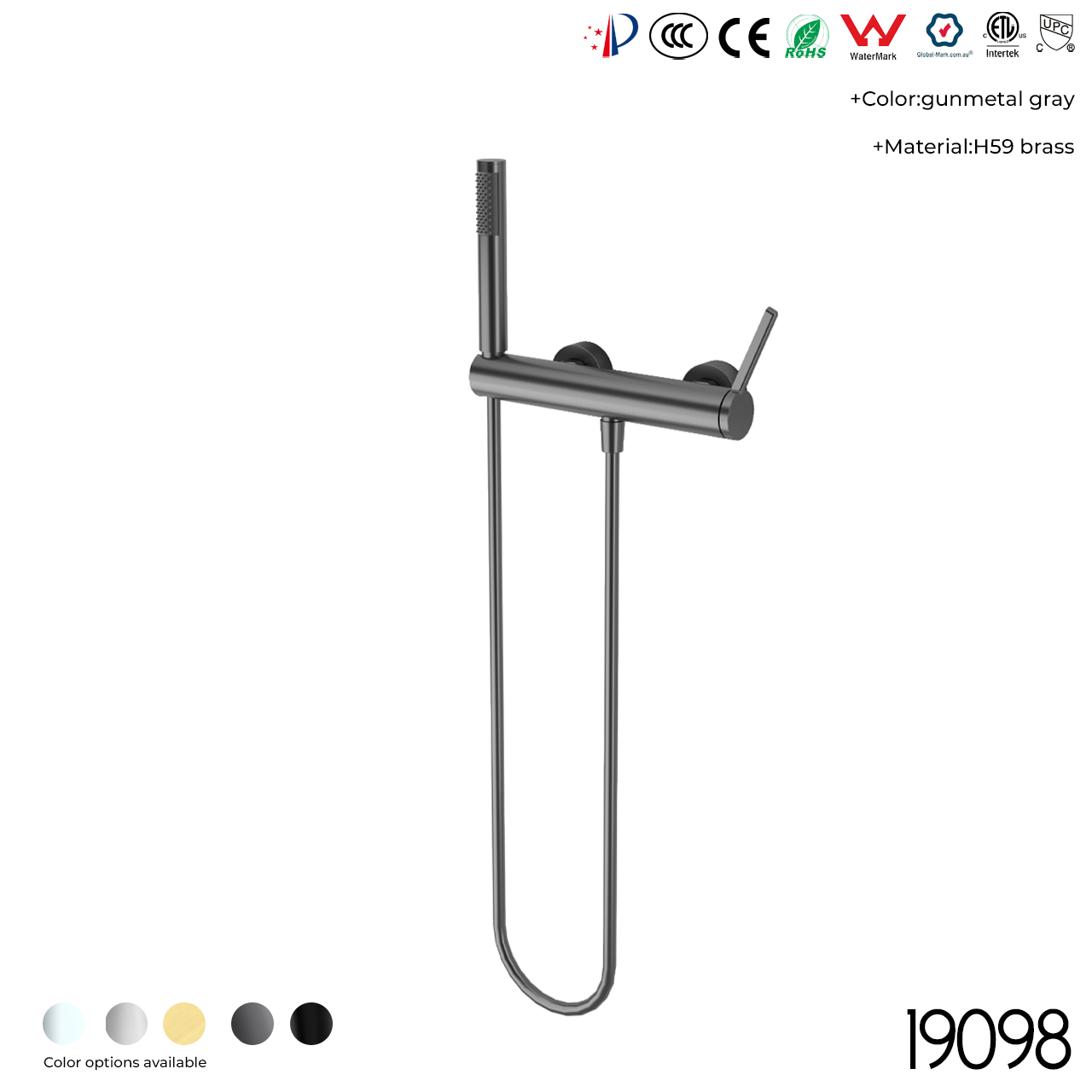 19098 Shower Head Set - 图片 9