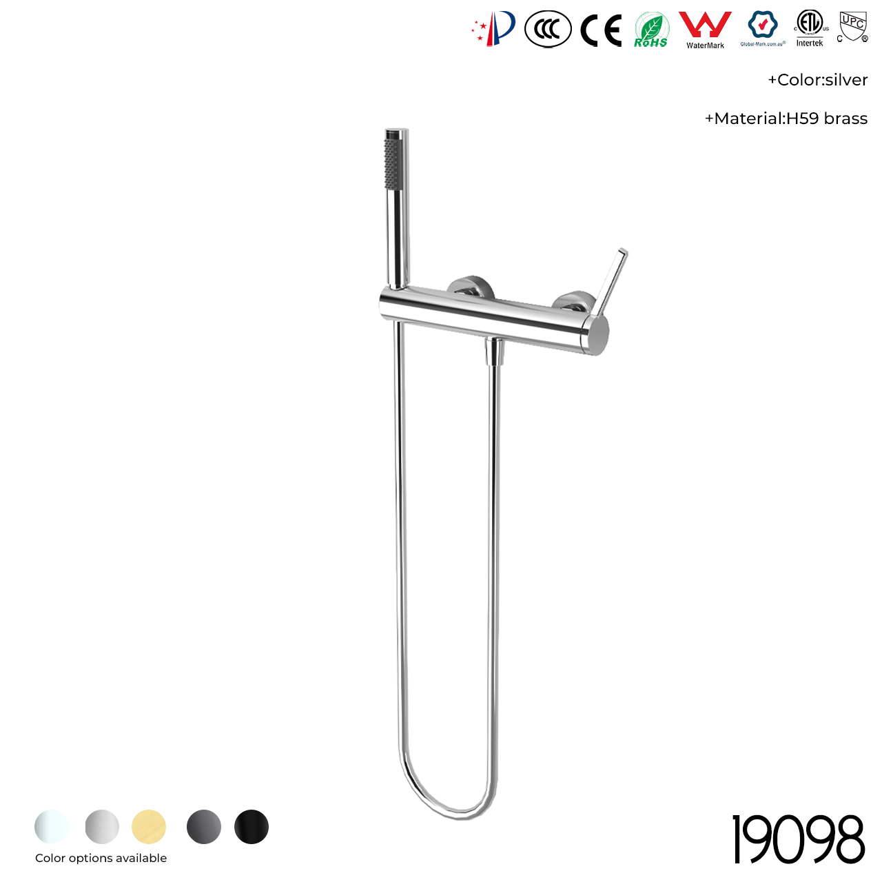 19098 Shower Head Set - 图片 7