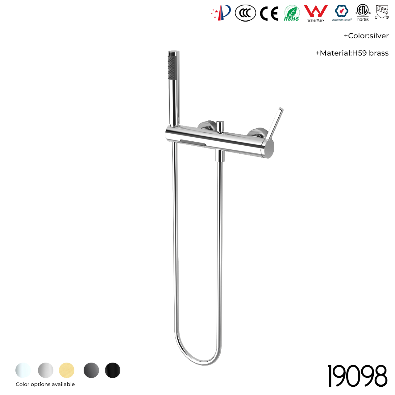 19098 Shower Head Set - 图片 2
