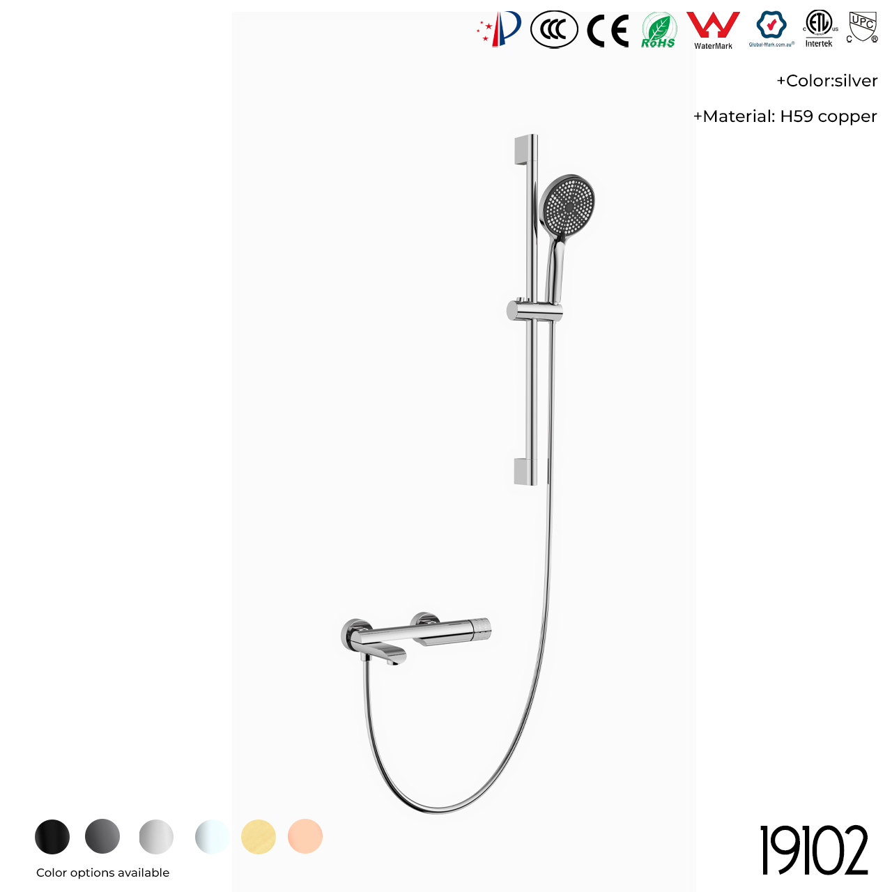 19102 Shower Head Set