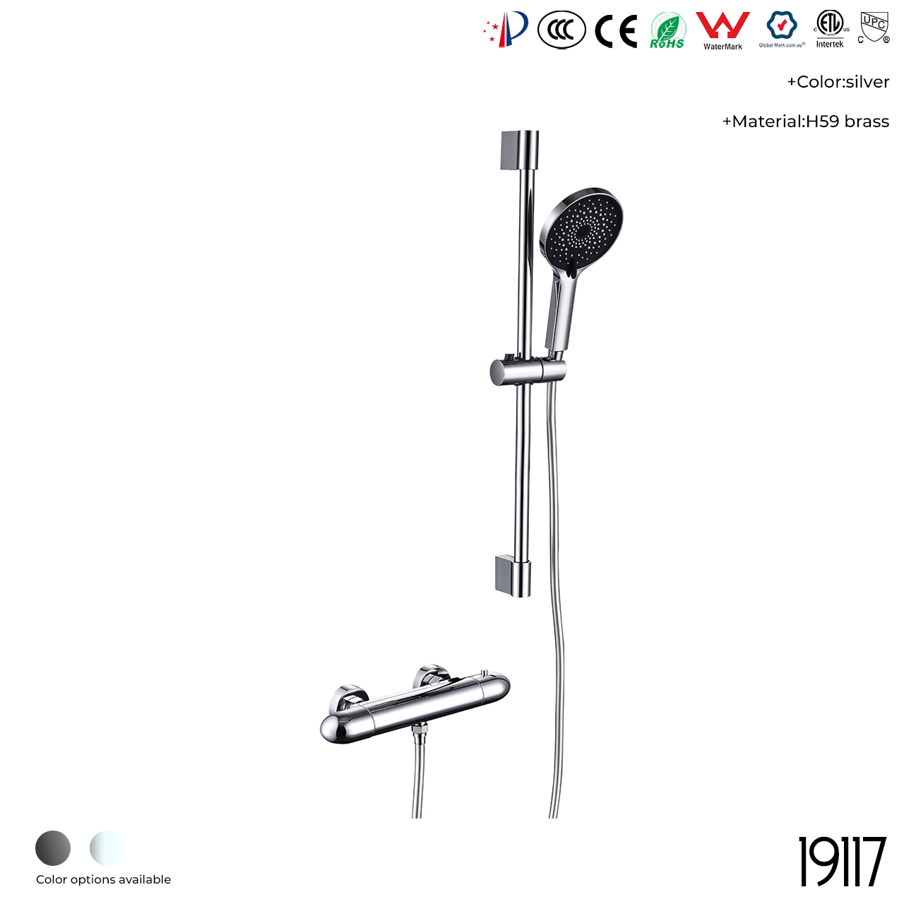 19117 Shower Head Set - 图片 6