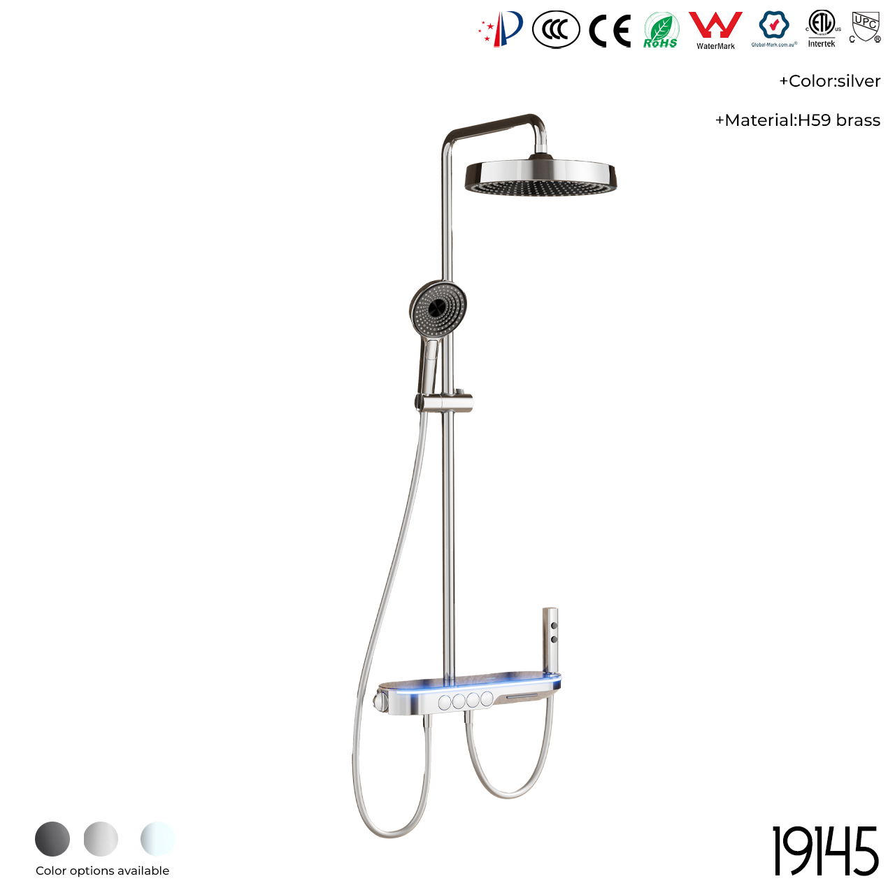 19145 Shower Head Set