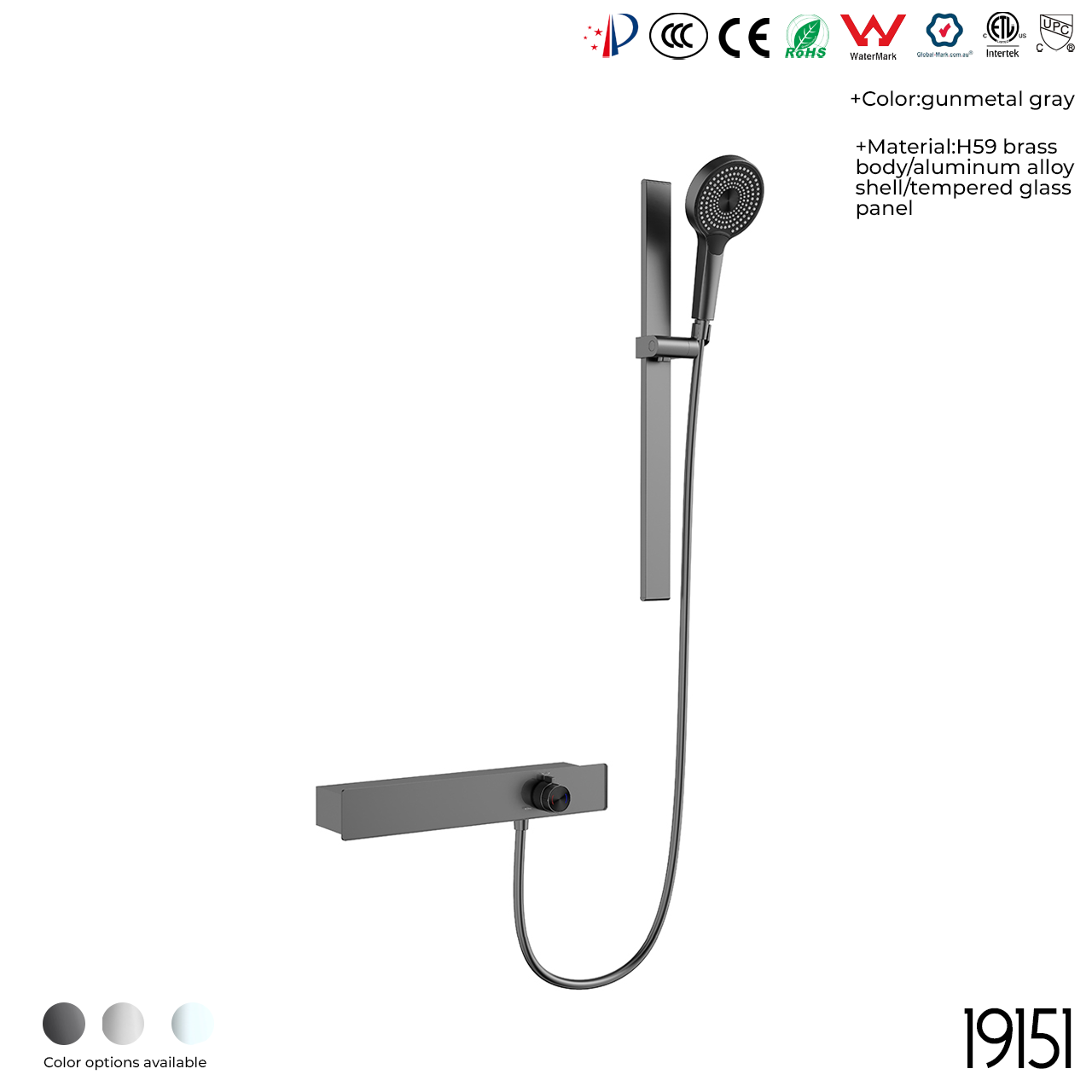 19151A Shower Head Set - 图片 3