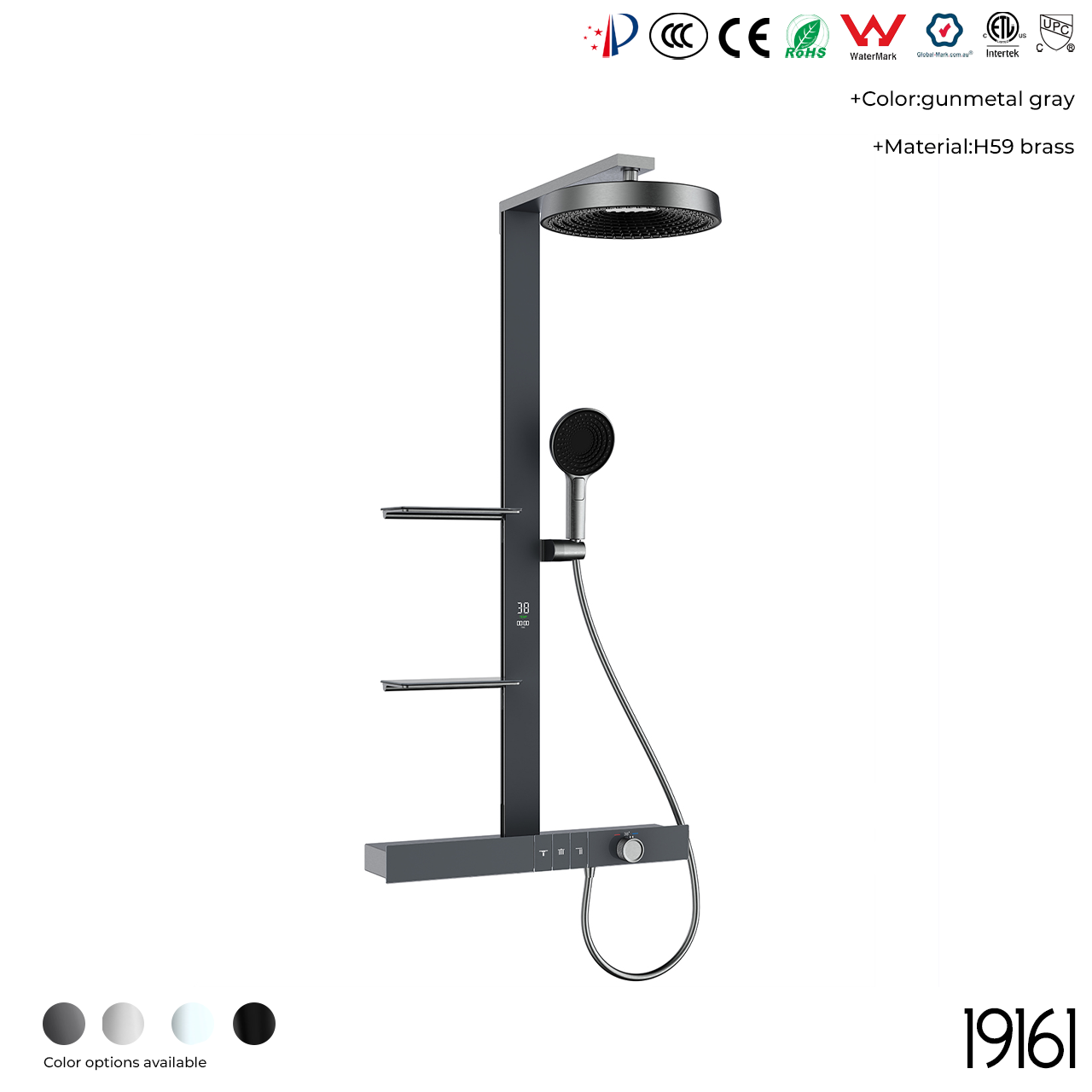 19161C Shower Head Set - 图片 3