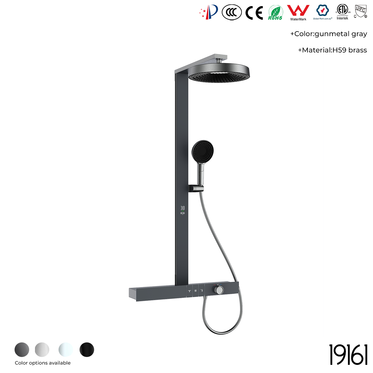 19161C Shower Head Set - 图片 7