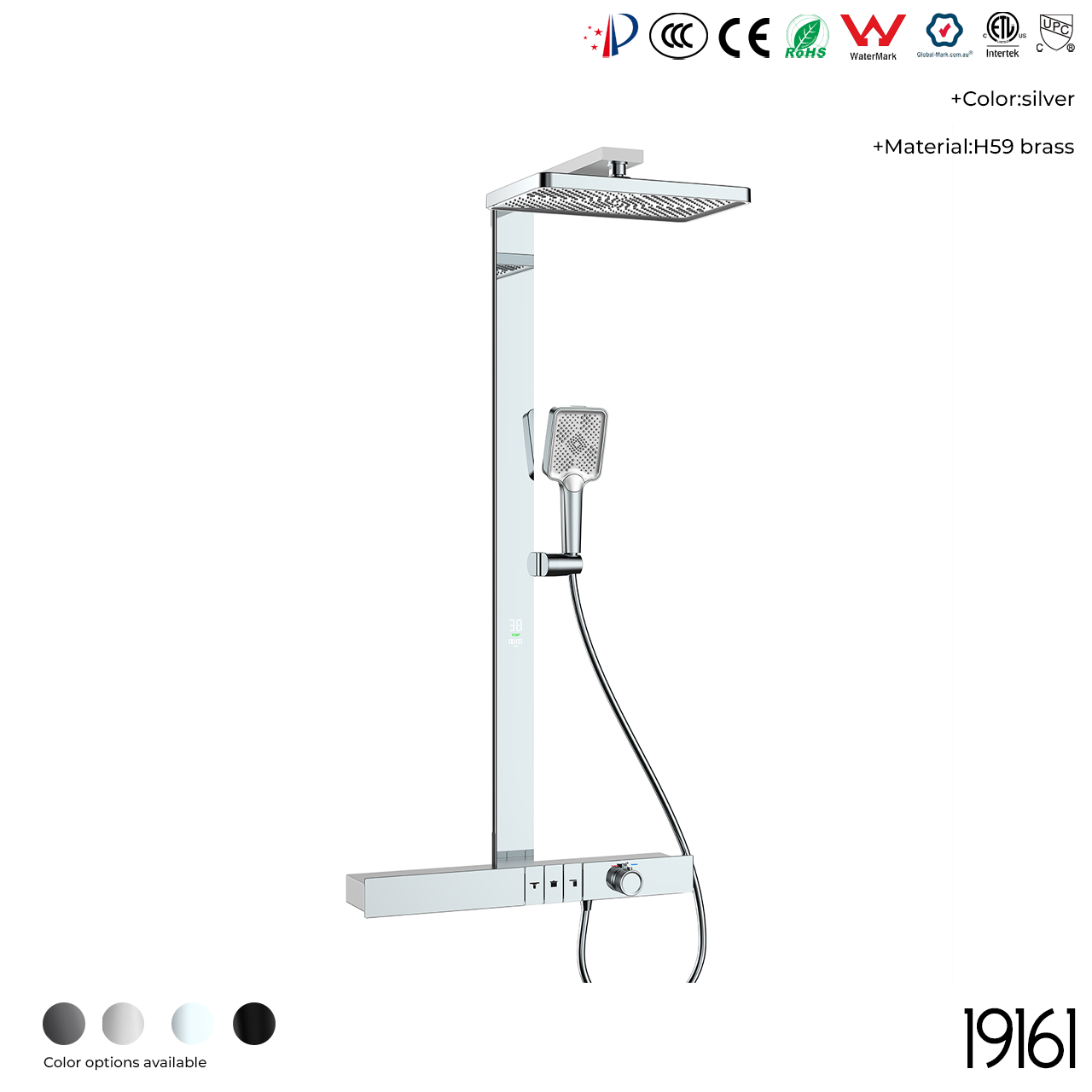 19161A Shower Head Set - 图片 2