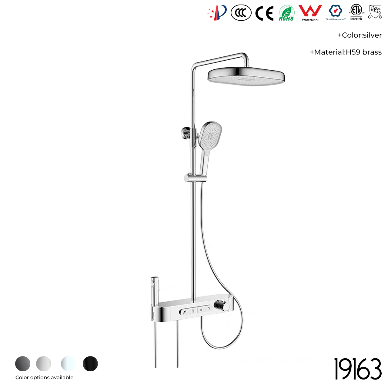19163 Shower Head Set