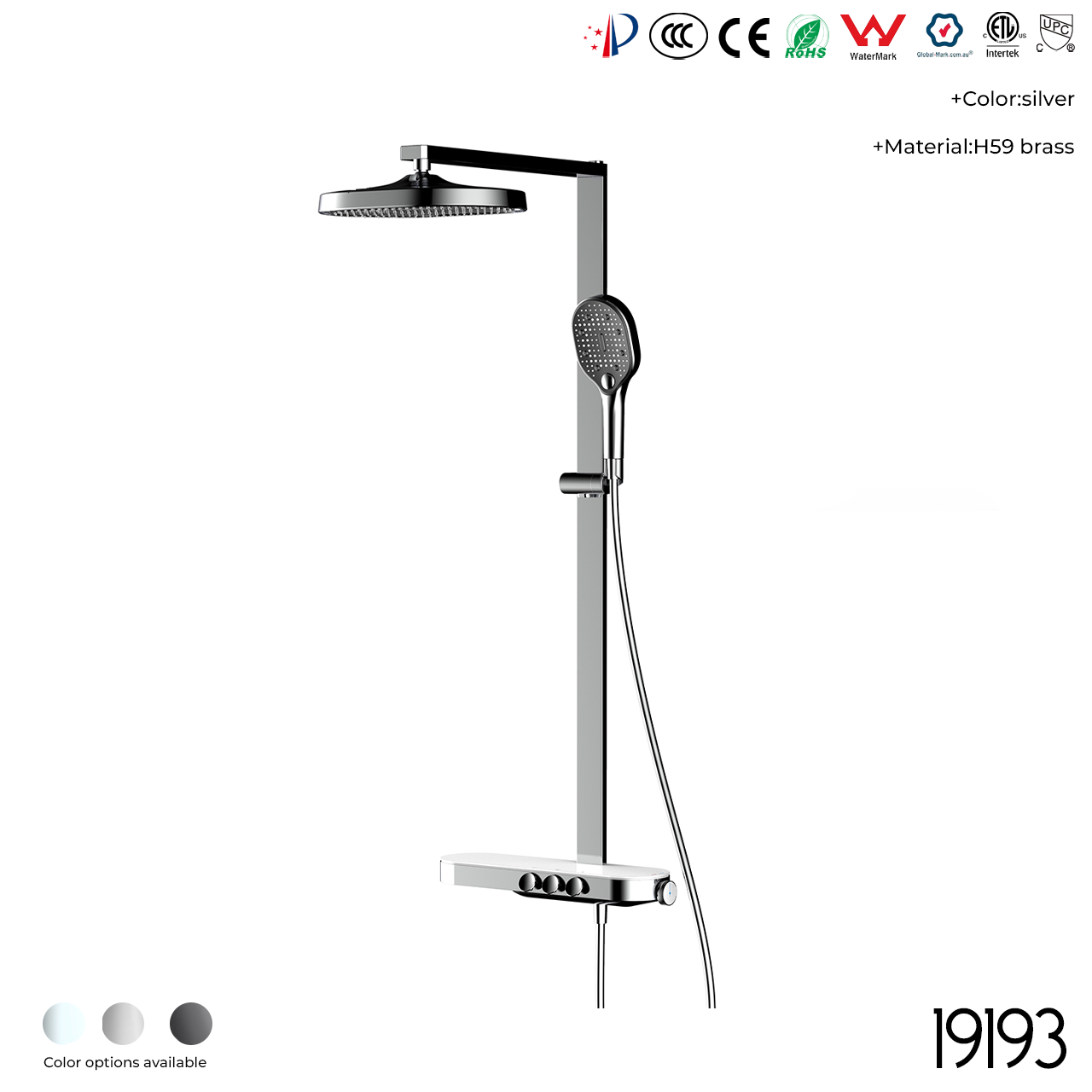 19193 Shower Head Set