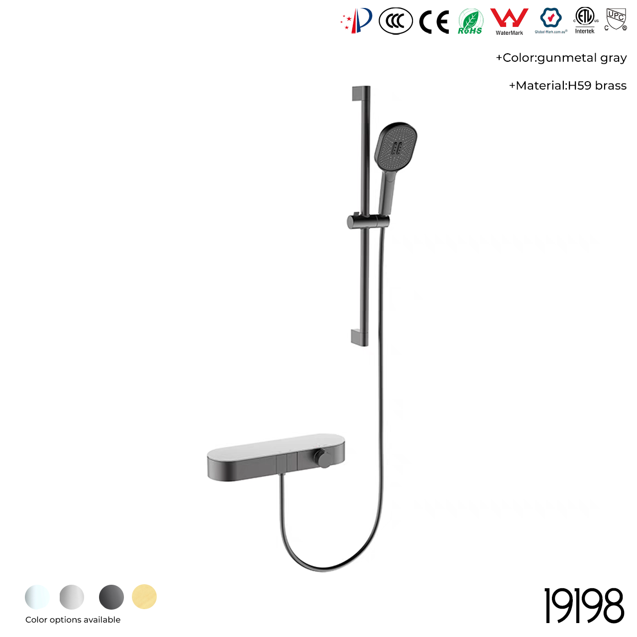 19198A Shower Head Set - 图片 4