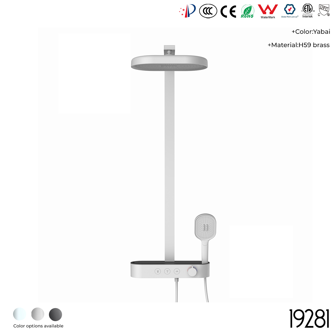 19281 Shower Head Set