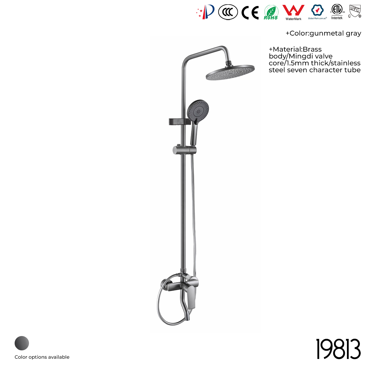 19812 Shower Head Set