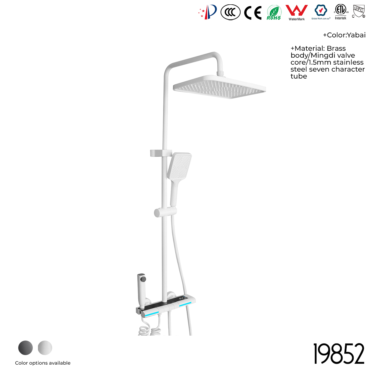 19852 Shower Head Set - 图片 3