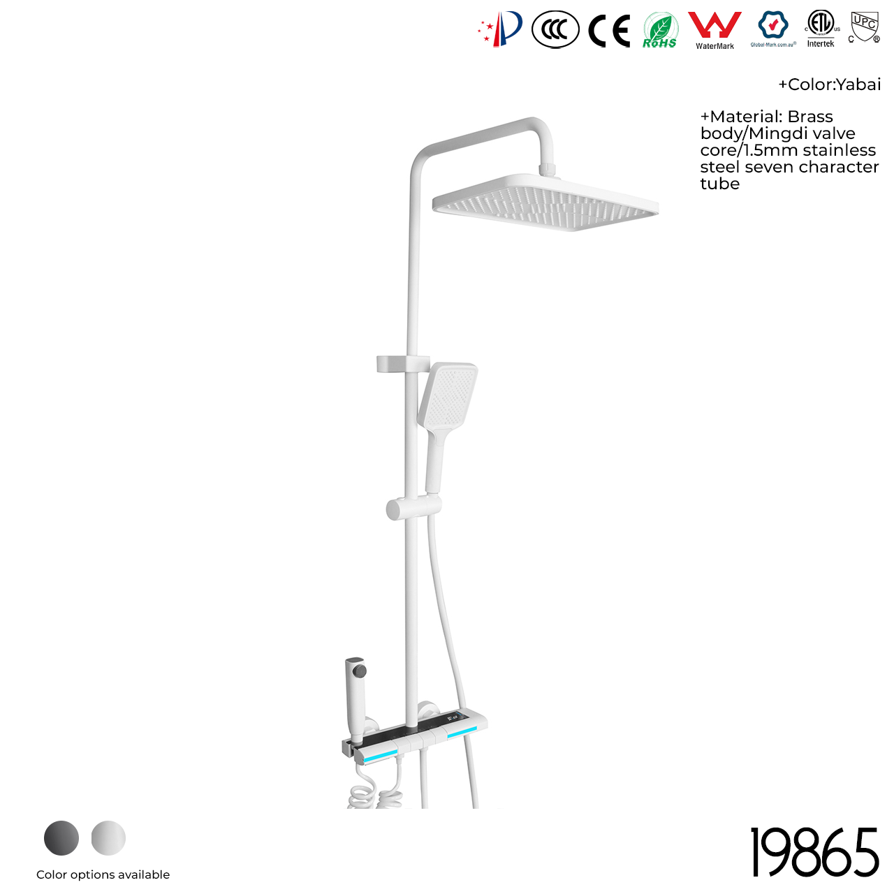 19865 Shower Head Set - 图片 3