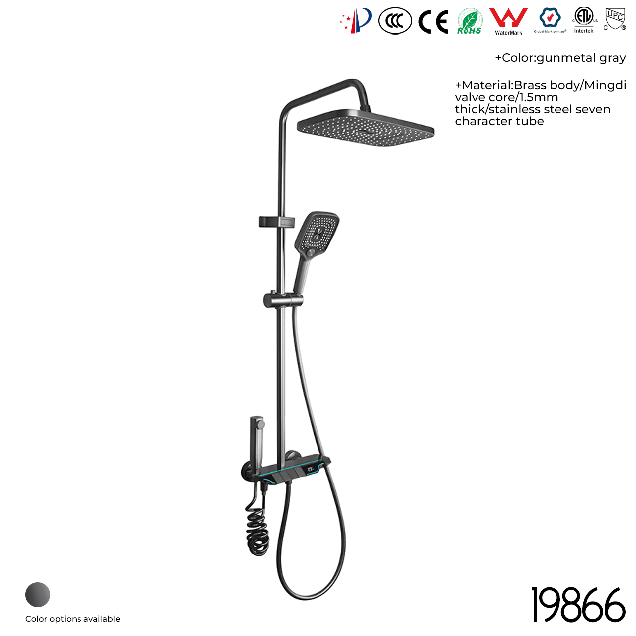 19866 Shower Head Set