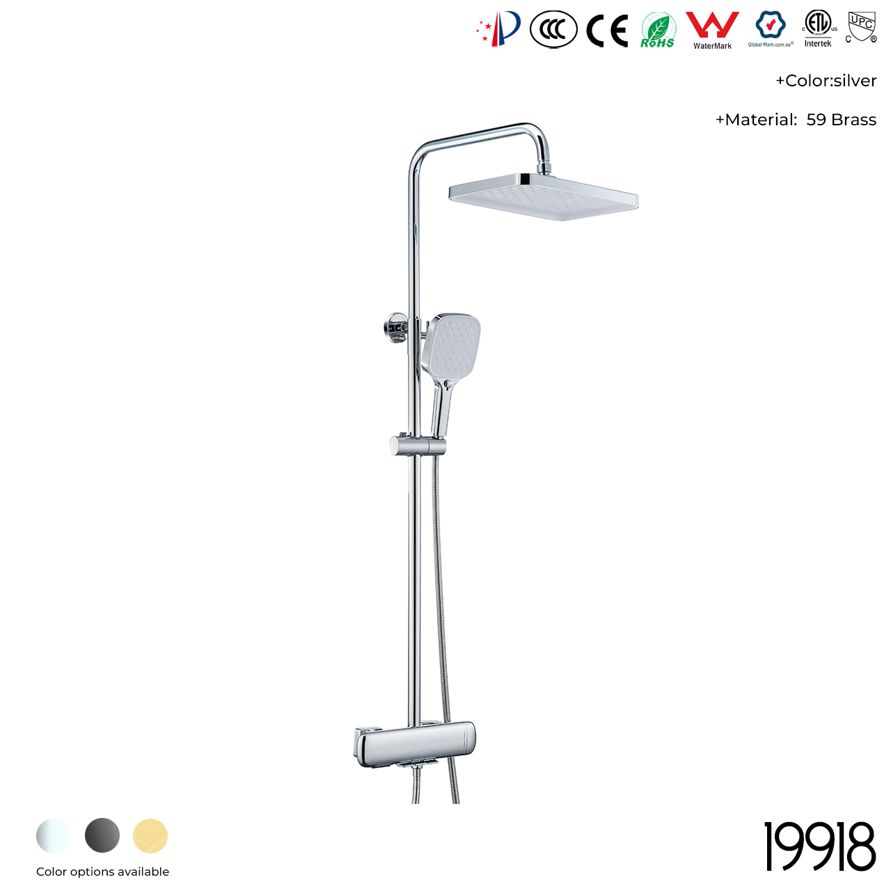 19918 Shower Head Set