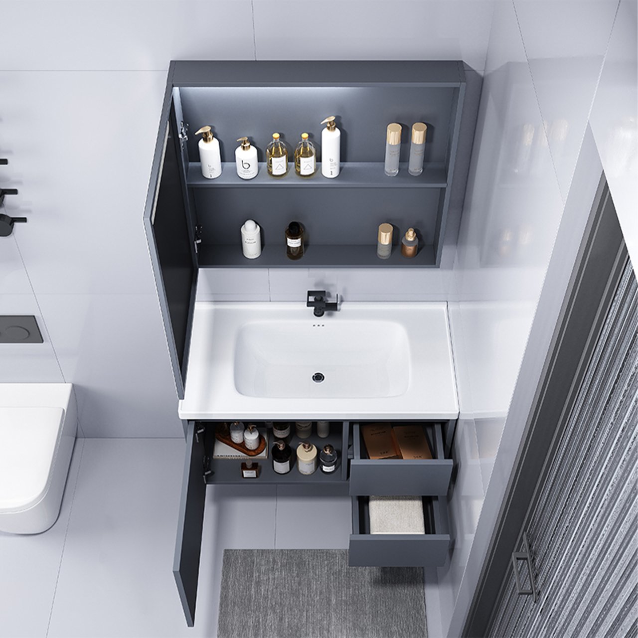 20083B Bathroom Cabinet - 图片 4